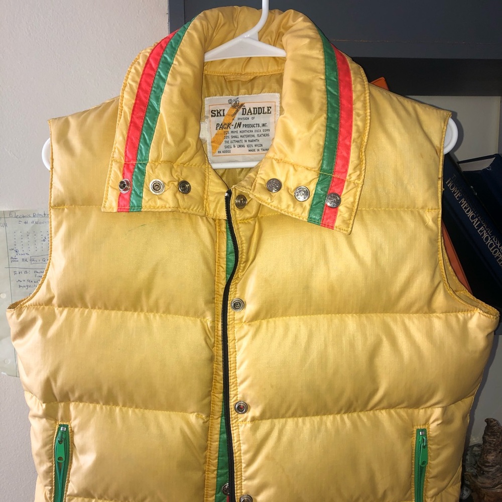 Vintage yellow vest